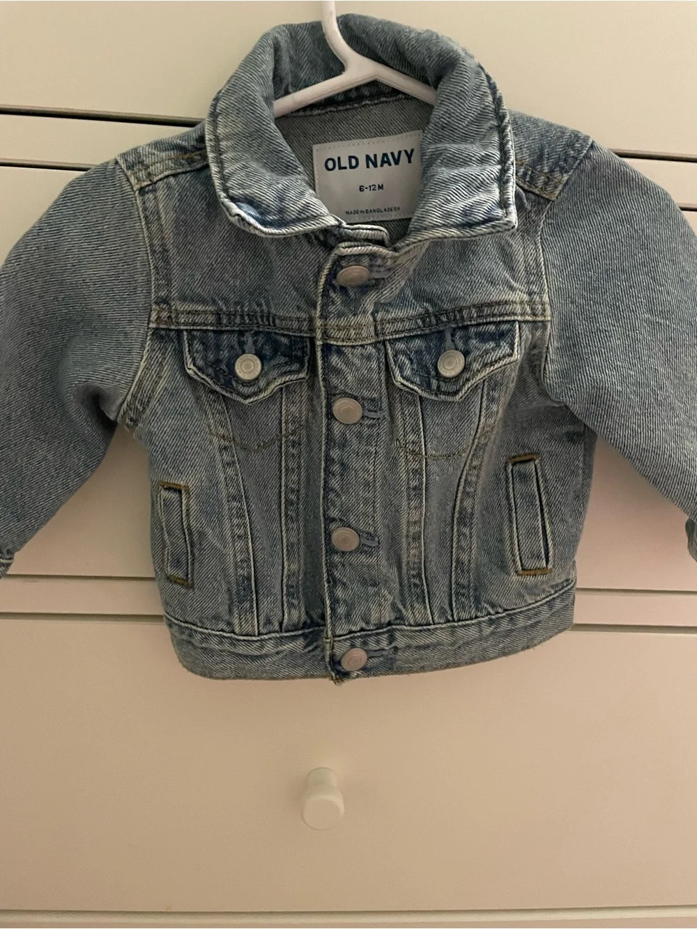 Old Navy Light Wash Kids' Denim Jacket in Blue